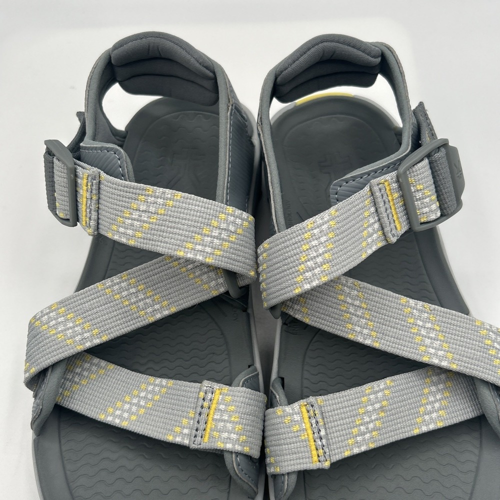 NEW Kuru Women's Current Sandal, Gray, Soft Yellow,Walking,Hiking, SZ: 8 M, NWOB - Picture 13 of 15
